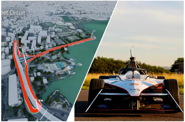 Formula E Hyderabad E-Prix track 