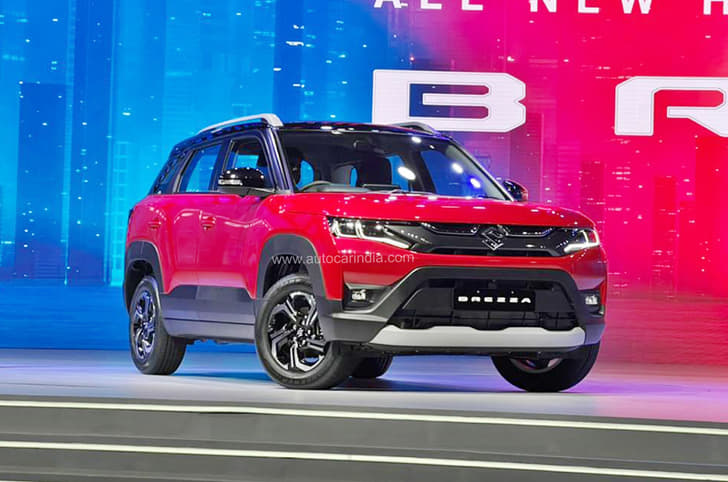 2022 Maruti Suzuki Brezza front quarter