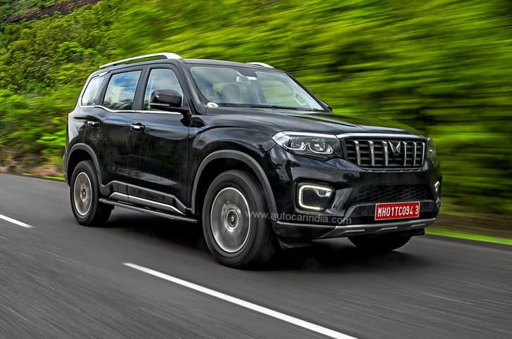 2022 Mahindra Scorpio N front tracking