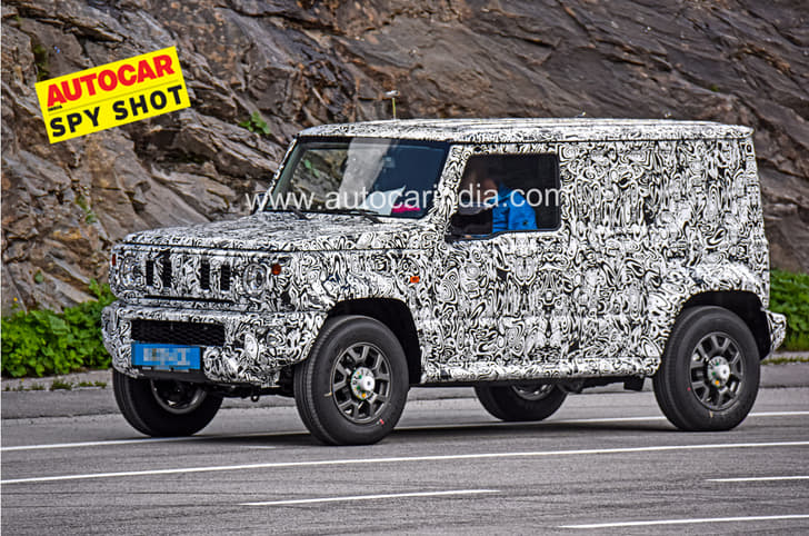 Maruti Suzuki Jimny 5-door spied front quarter 