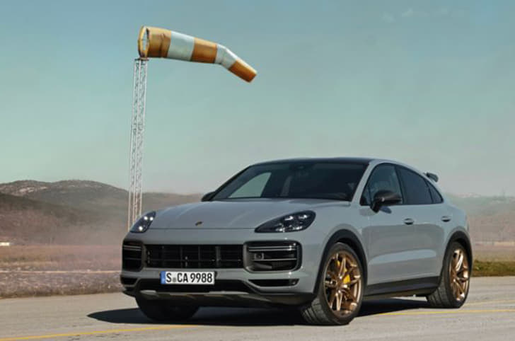 Porsche Cayenne Turbo GT front quarter