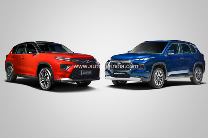 Maruti Suzuki Grand Vitara vs Toyota Urban Cruiser Hyryder