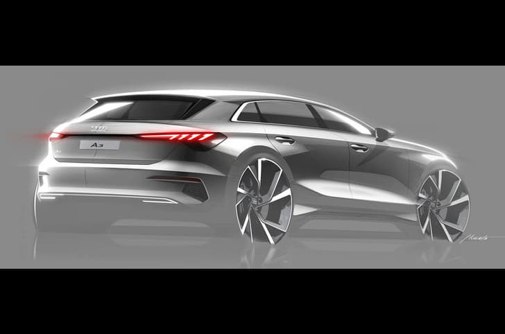 Audi A3 rear three quarter design