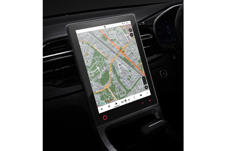 MG Hector facelift 14-inch touchscreen