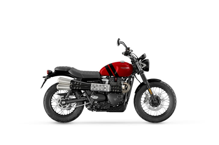 Scrambler 900 side profile static image.