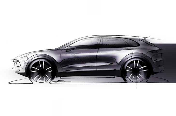Porsche Cayenne design sketch