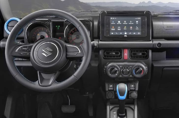 Jimny 4Sport dashboard