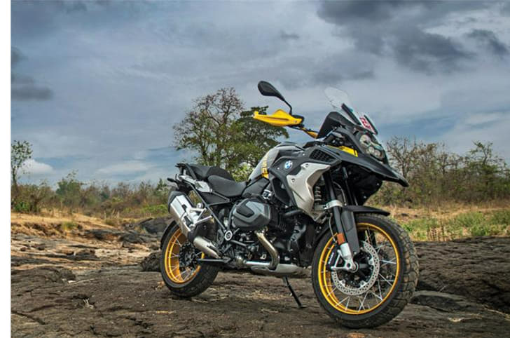 BMW R 1250 GS front static shot.