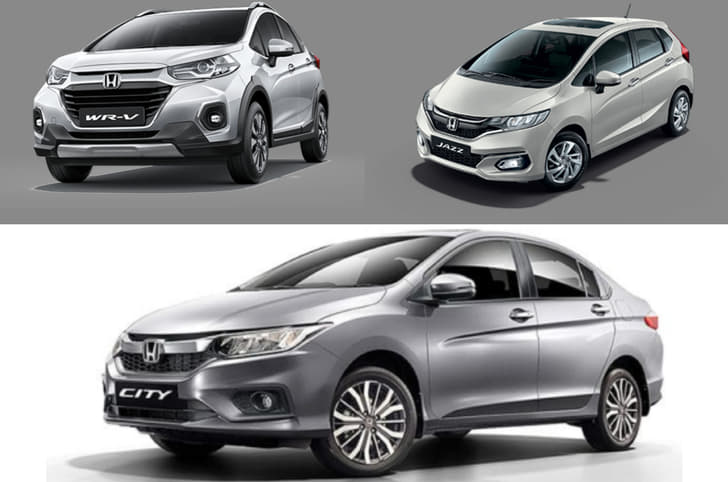 Honda City, Jazz, CRV