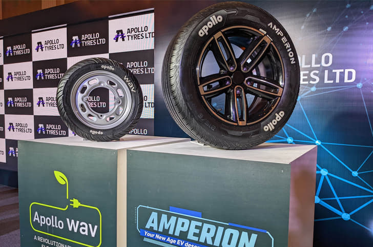 Apollo Amperion and WAV EV-specific tyres