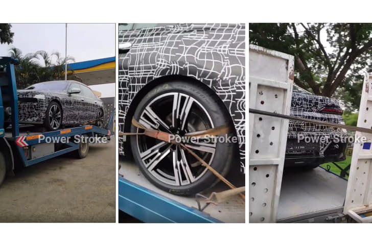 BMW 7 Series spied in India