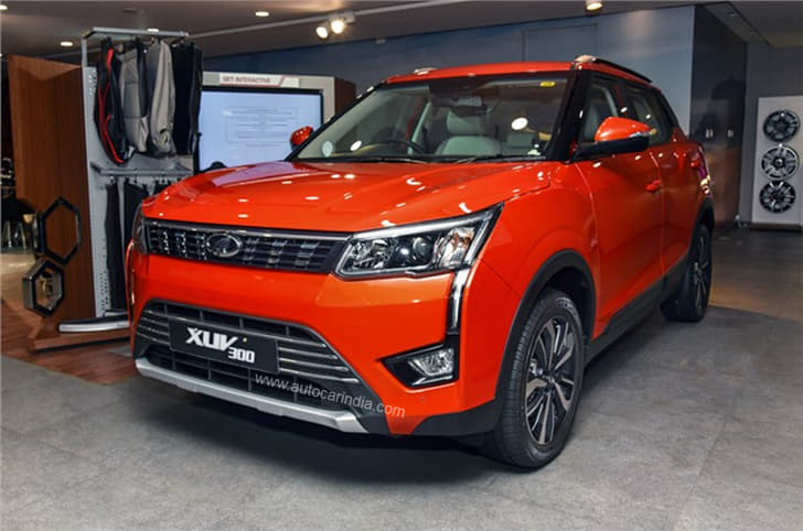 Mahindra XUV300 front quarter