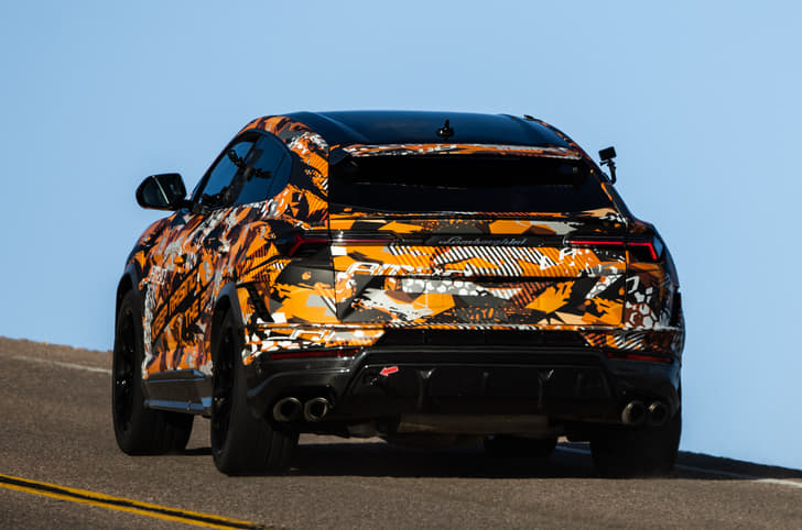 2022 Lamborghini Urus Pikes Peak race car rear