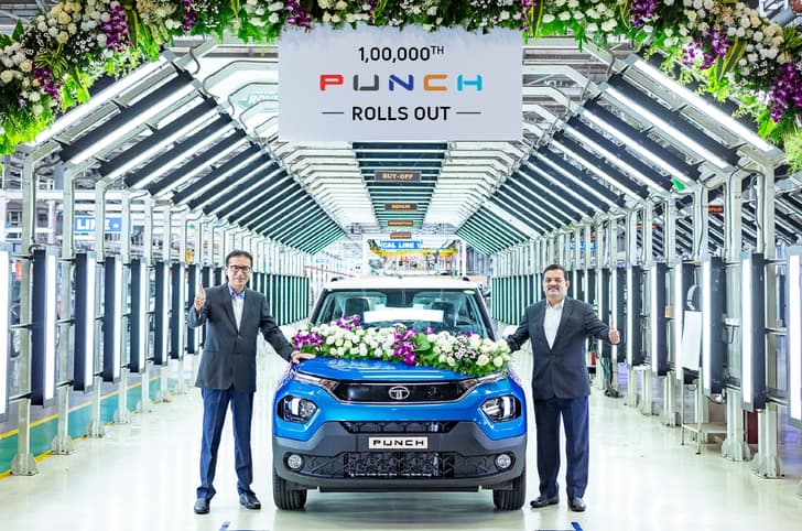tata punch 100000 produced milestone