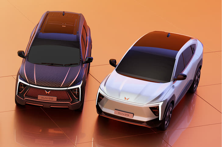 Mahindra XUV.e top angle