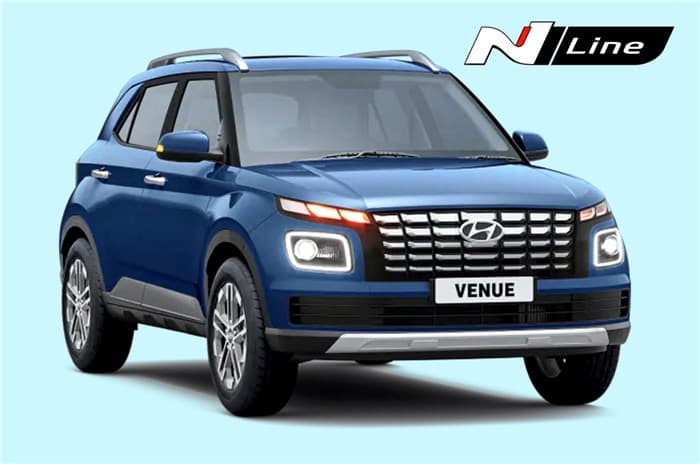 Hyundai Venue N Line front quarter