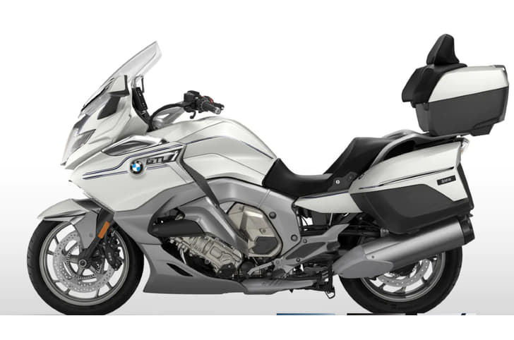 BMW K 1600 GTL side view static shot.