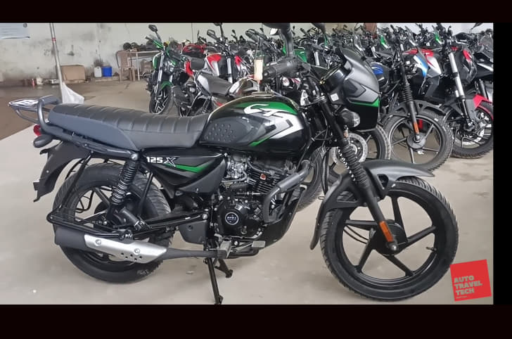 Bajaj CT 125X side static shot.