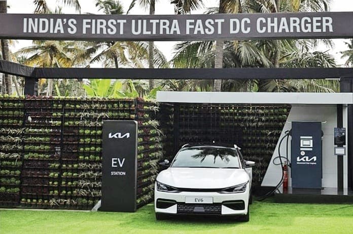 Kia EV6 240kWh charger