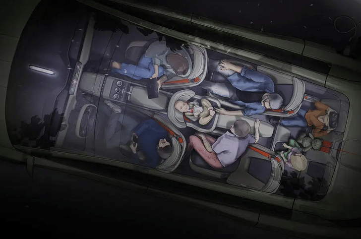 Skoda Vision 7S interior interior