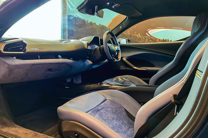 Ferrari 296 GTB interior 