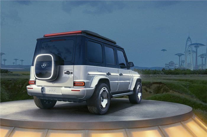 Mercedes EQG concept rear quarter 