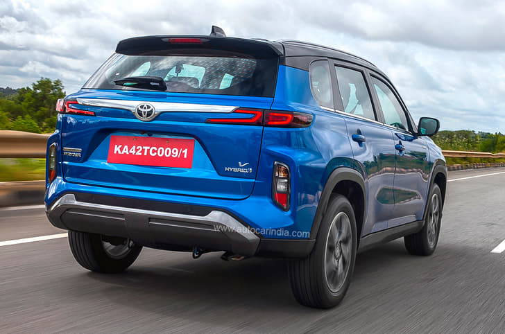 Toyota Urban Cruiser Hyryder rear quarter