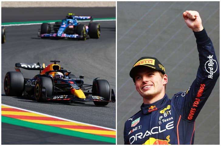 2022 F1 Belgian GP winner Max Verstappen