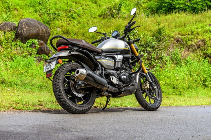 TVS Ronin rear static image