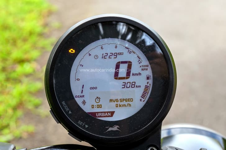 TVS Ronin instrument cluster image