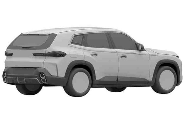 2023 BMW XM patent image rear quarter