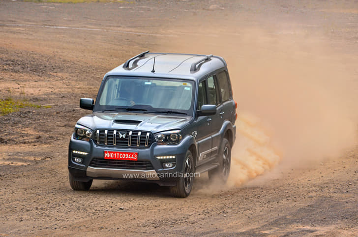 Mahindra Scorpio Classic front quarter