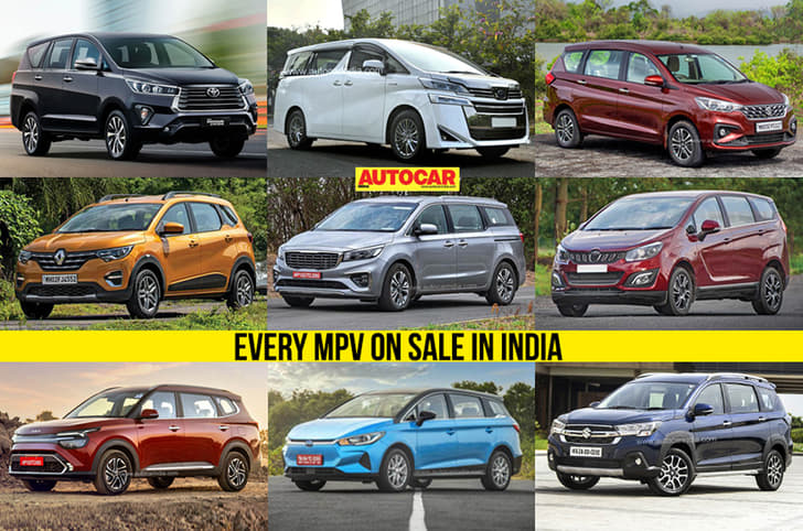 All MPVs on sale in India