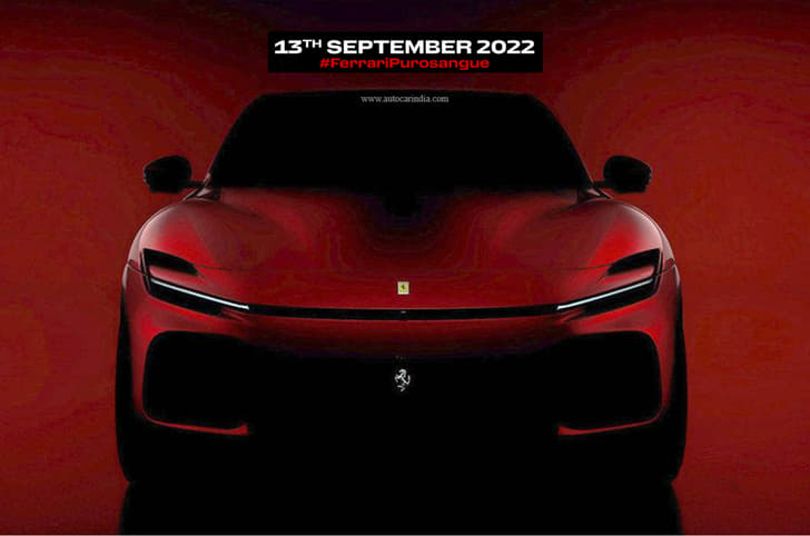 Ferrari Purosangue SUV to be revealed on September 13