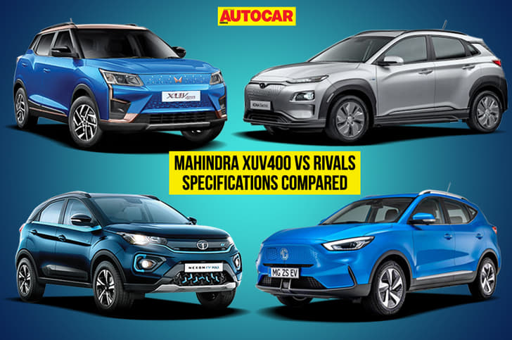Mahindra XUV400 EV spec comparison