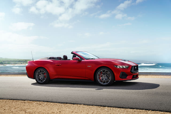 Ford Mustang convertible profile