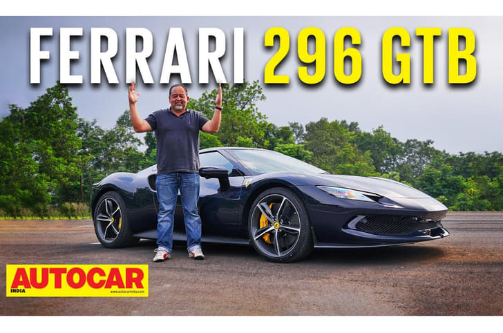 Ferrari 296 GTB India drive
