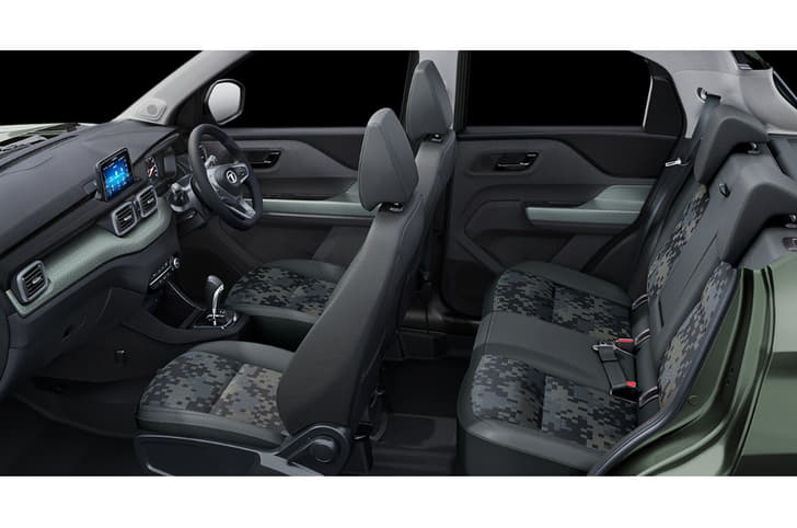 Tata Punch Camo Edition interior