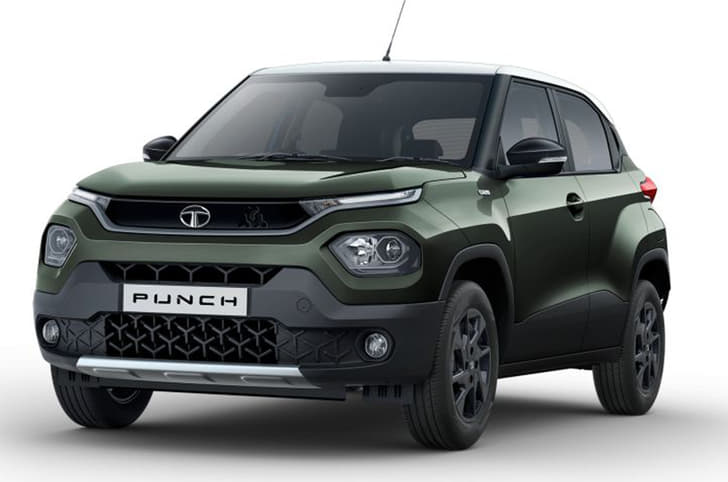 Tata Punch Camo Edition front quarter