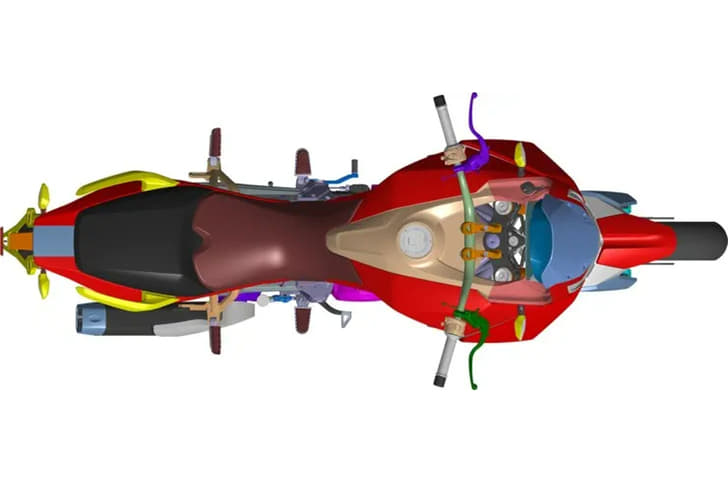 Moto Morini 1200cc adventure bike.