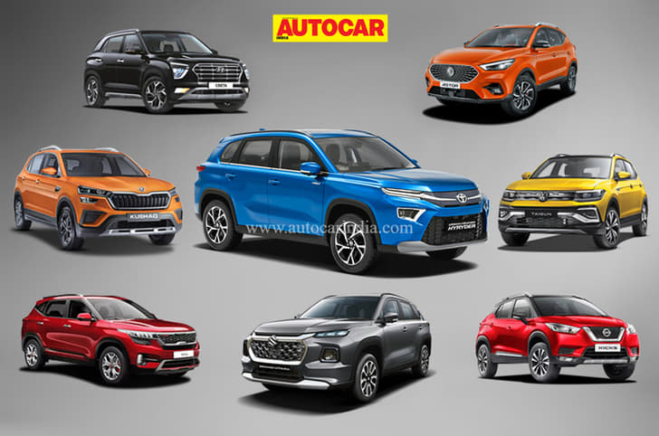 Toyota Urban Cruiser Hyryder vs rivals: specifications comparison 