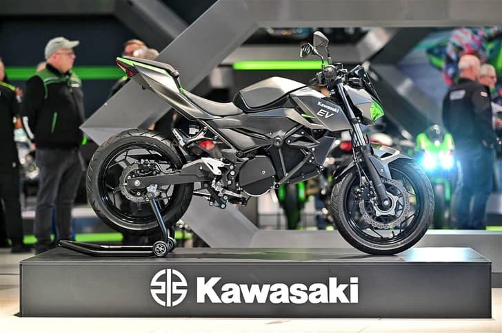 Kawasaki electric motorcycle prototype