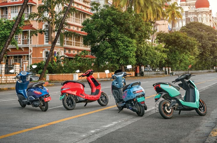 EV scooter comparison.