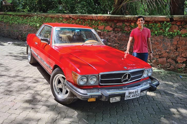 Mercedes-Benz 450 SLC front three quarter.