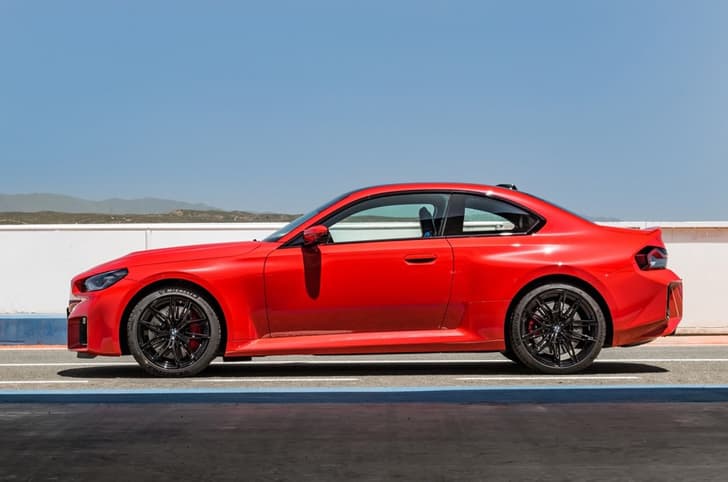 2023 BMW M2 side.