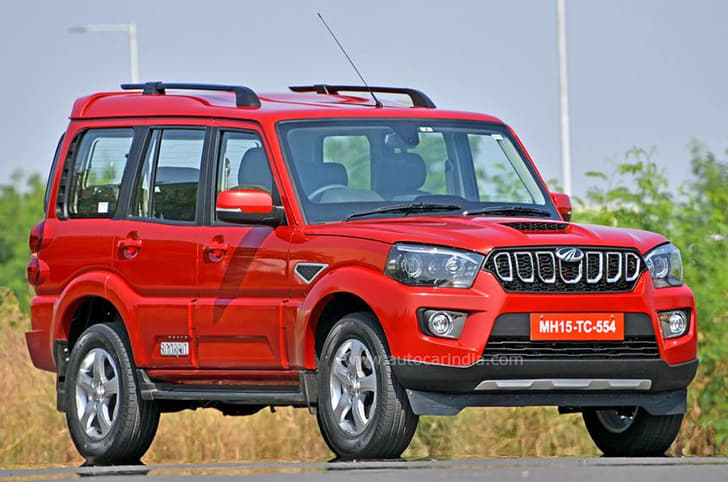 Mahindra Scorpio old front quarter