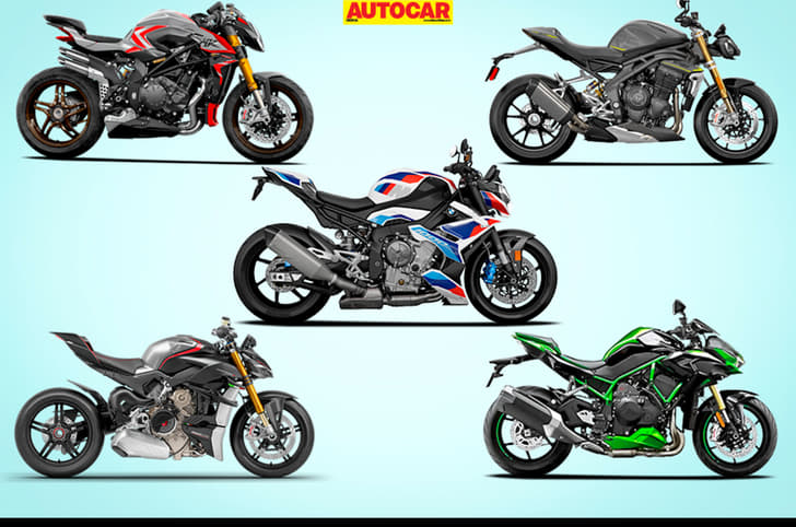 Top 5 supernakeds in production. 