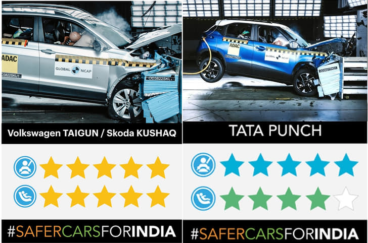 GNCAP crash test rating old vs new
