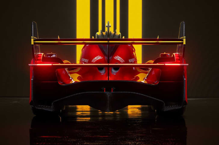 Ferrari 499P rear