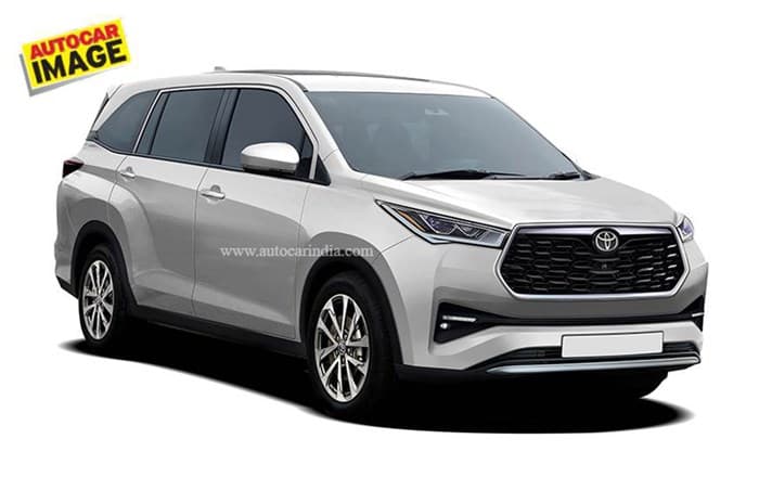 Toyota Innova Hycross render 